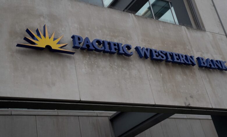 PacWest drops 30% as shares of regional banks slide to new lows