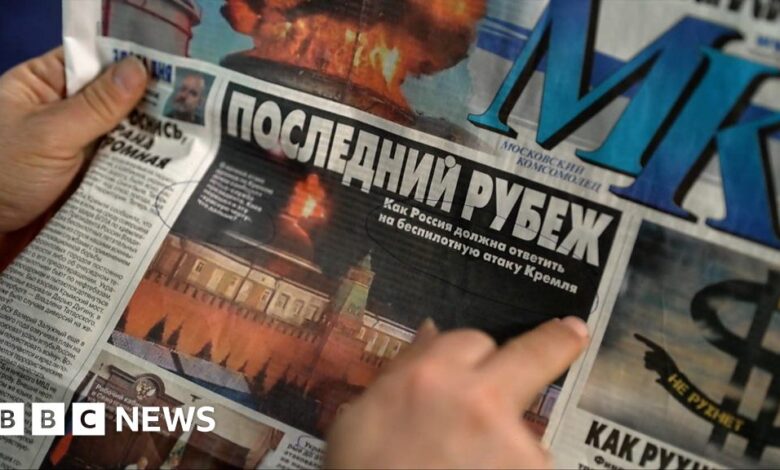 How Russian media are reporting the Kremlin explosion