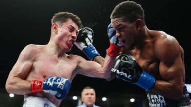 William Zepeda knocks out Jaime Arboleda three times, stopping him in Round 2