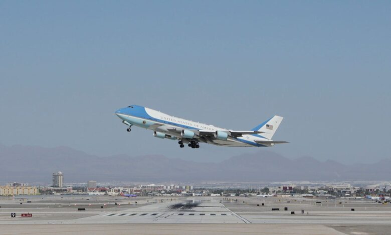 How Air Force One takes off more times than it lands