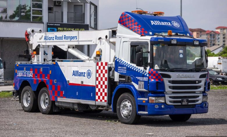 Allianz Truck Warrior - roadside assistance/towing for cargo vehicles up to 7.5 tons with policy add-on RM120