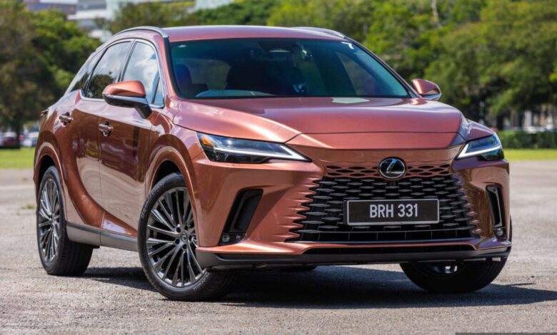 Lexus RX 350 Luxury 2023 in Malaysia - 2.4T AWD with 279 PS and 430 Nm;  AEB, ACC;  price from RM469k