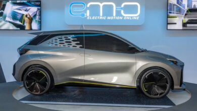 Perodua EMO - Electric Motion Online scale model concept shows the automaker's vision for an electric vehicle future