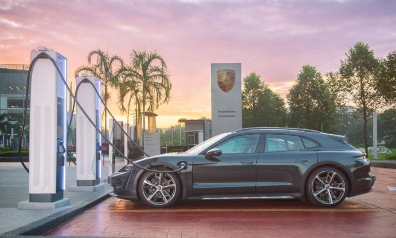 Porsche Centers in Malaysia upgraded to High Efficiency Charger DC 350 kW;  Solar bus station in Penang