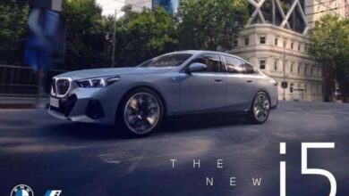 2024 BMW i5 - Electric version of the new generation G60 5 Series revealed a leaked design before the launch date of May 24