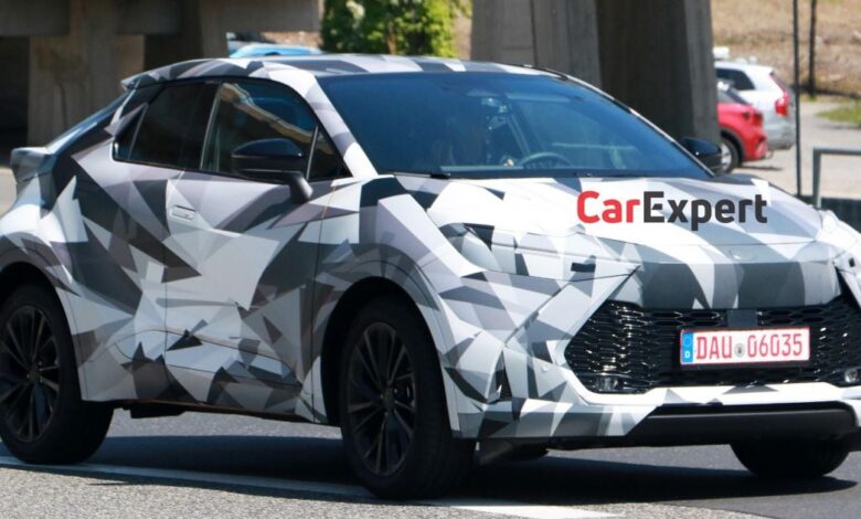 Our first look at the Toyota C-HR 2024 hybrid crossover