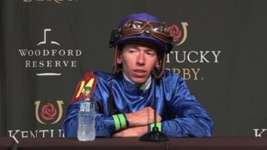 Press conference after the Kentucky Oaks race - Video -