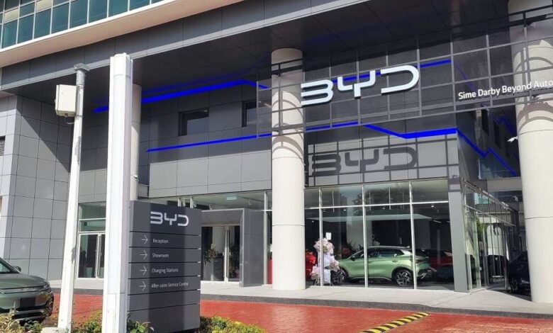 Sime Darby Motors beat 3S BYD baharu di Lembah Klang – Ara Damansara, Glenmarie, Cheras