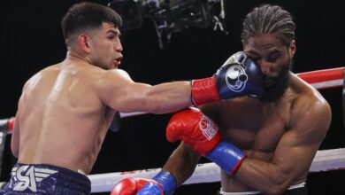 Alexis Rocha makes a powerful statement by stopping Anthony Young in fifth place