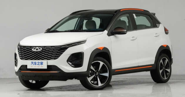 Chery Omoda 3 revealed - sister model with Tiggo 3x 2023 facelifted;  Smaller SUV to compete with Perodua Ativa?