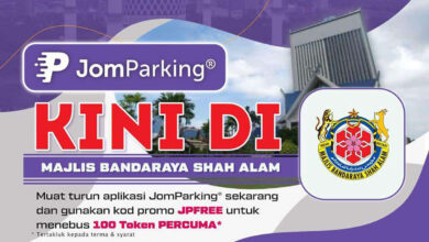 MBSA parking can now be paid for with the JomParking app