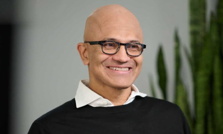 "AI is on the right track," Microsoft CEO Satya Nadela told CNBC's Andrew Ross Sorkin