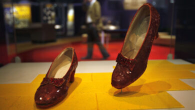 A man accused of stealing red 'Wizard of Oz' sandals in 2005 : NPR