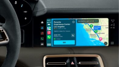 Apple Maps tracks Porsche Taycan's energy usage, shows charging stations