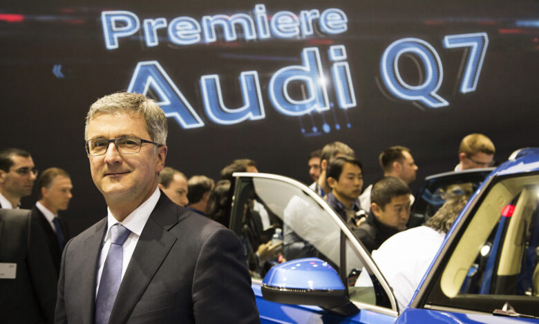 Former Audi CEO admits diesel engine scandal, pays $1.2 million fine