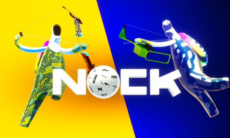 Arrows and soccer crossover in multiplayer sport title Nock, coming to PS VR2 on May 25