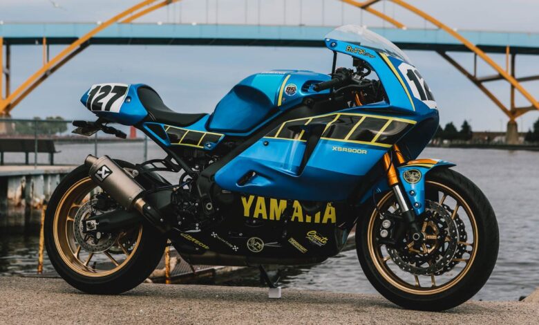 Team Blue: A Yamaha XSR900 with nostalgic style