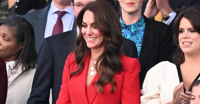 Kate Middleton wears bold color to coronation concert