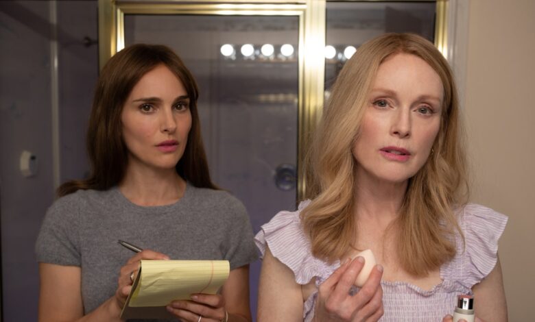 Natalie Portman and Julianne Moore Working on Miracles in 'May December'