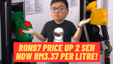 RON97 petrol price updated one week June 2023 – premium petrol price increased by two sen to RM3.37/litre