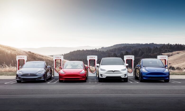 Tesla leads other electric vehicles in kilometers driven per year