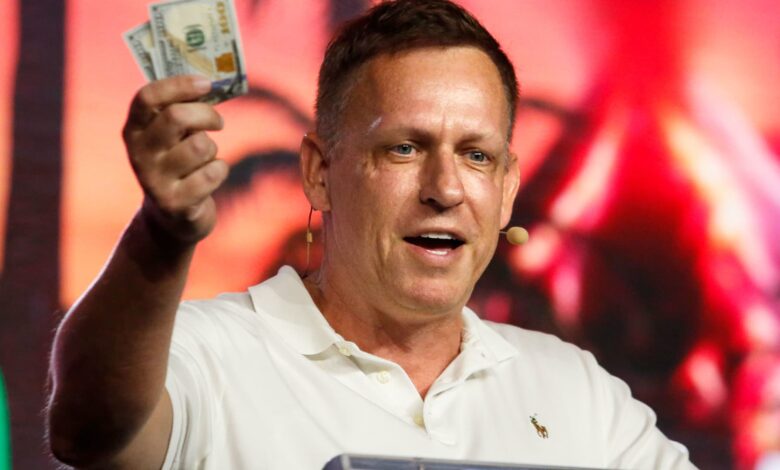 The non-profit Peter Thiel apparently donated to the left-wing group