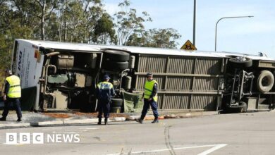 Hunter Valley: Ten killed in Australia wedding bus crash