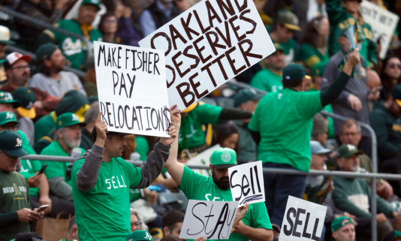 As A's fans protest, Nevada ends stadium bill