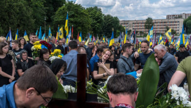 In Lviv, Ukraine, digging old graves to bury newly sacrificed soldiers
