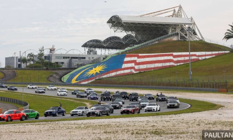 2023 Mercedes-AMG Club Malaysia track day records gathering of 448 cars at Sepang International Circuit