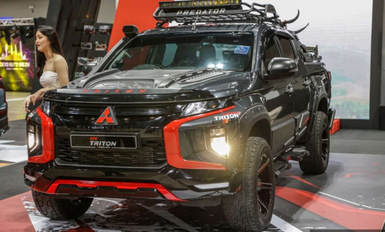 Mitsubishi Motors Malaysia at Tokyo Auto Salon KL 2023 – wild Triton ‘Predator’ and modded Xpander