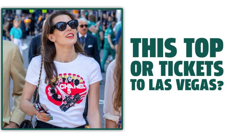 Chanel's $4,450 F1 T-shirts Make Las Vegas Grand Prix Look Cheap