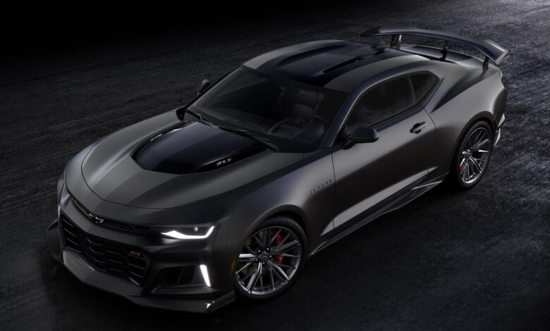 Chevy Camaro shipped with Blacked-Out Collector's Edition
