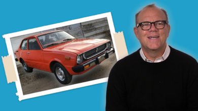 Tom Papa's first car that almost died almost met fate with a pickup