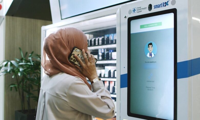 Singapore's smart vending machine provides remote consultation for pharmacy-only medicines