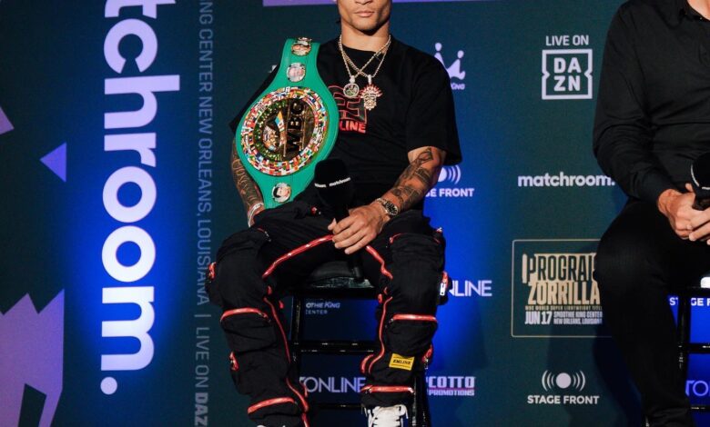 Regis Prograis: "Looks like I have more priority here with Matchroom"