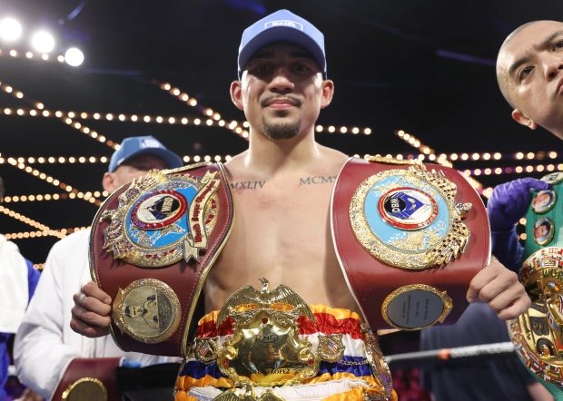 WBO champion no more?  Teofimo Lopez "Gives Up His Welterweight Jr Title."