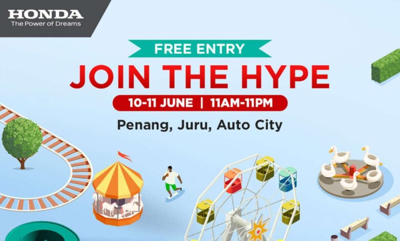 Honda Malaysia's 'Gen H' roadshow is coming to Penang this weekend – fairs, games, free gifts at Juru Auto City