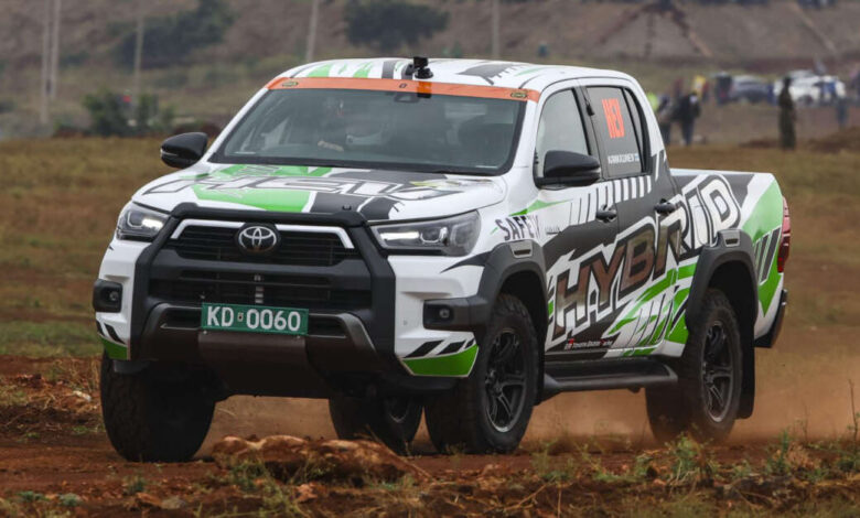 Toyota Hilux MHEV prototype tested at WRC Safari Rally 2023 – 48V mild hybrid system arriving in 2024