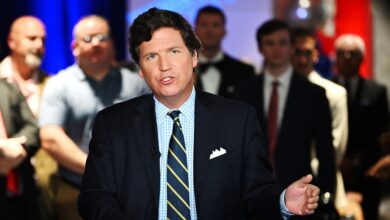 Tucker Carlson is using his Twitter show to escalate his fight with Fox News