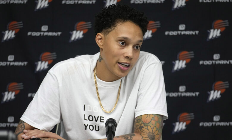Brittney Griner faces a right-wing figure on YouTube : NPR