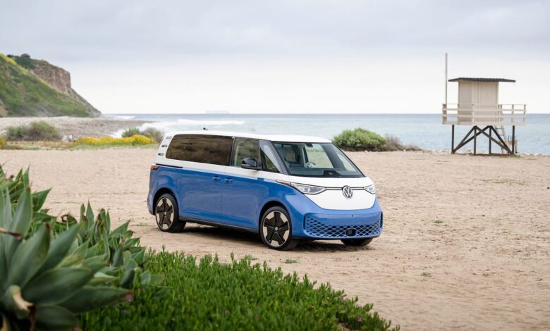 VW launches Buzz EV ID US-Spec van with three rows of seats