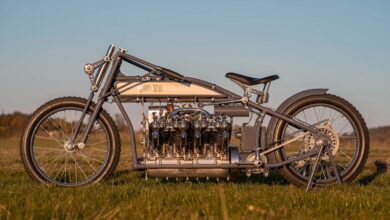 Build a 4.4 liter JAP V8 motorcycle from scratch