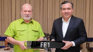 FF1 license plate holder is DYMM Sultan Johor - RM1,2mil!