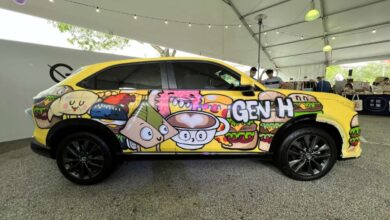 Honda HR-V graffiti car - collaborate with artist Drewfunk, experience at Honda Gen H roadshow Bukit Jalil