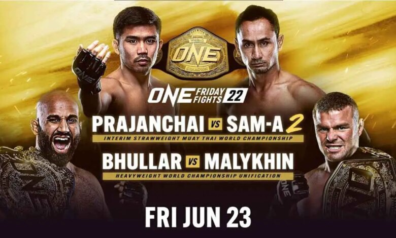 Anatoliy Malykhin vs Arjan Singh Bhullar full fight video ONE Friday Fights 22 poster