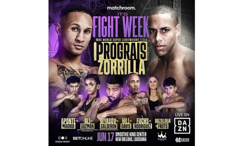 Regis Prograis vs Danielito Zorrilla full fight video poster 2023-06-17