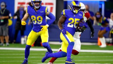 RB Sony Michel returns for a second time with Rams