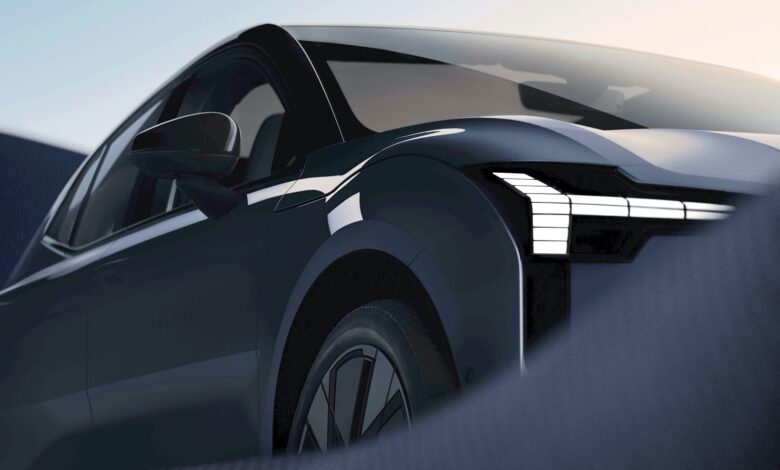 Volvo teases a Tesla-like single-screen interface for the EX30 EV