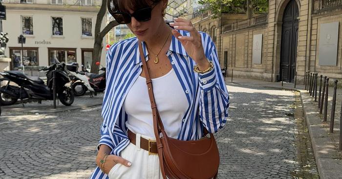 French women are repeating the trend of white shoes